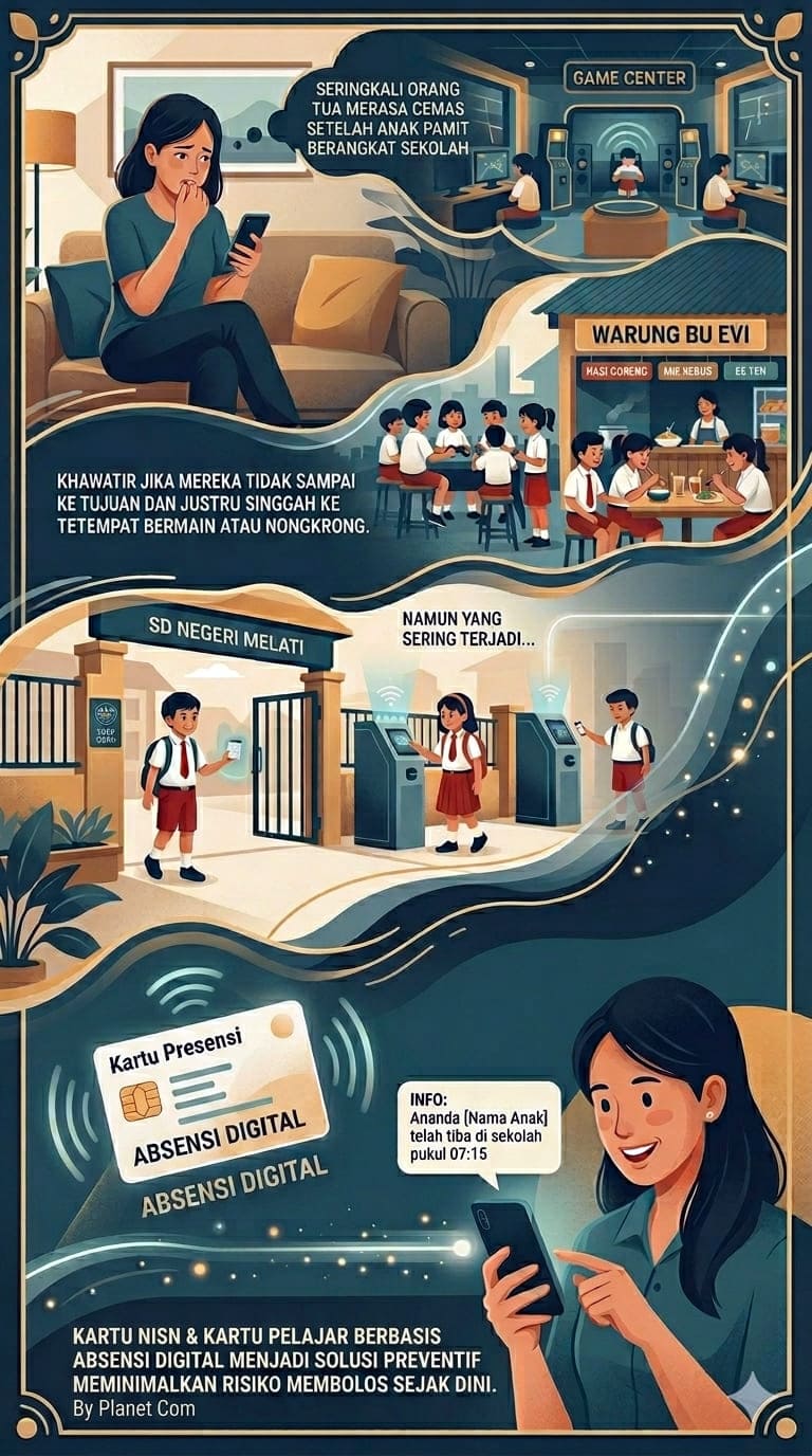Ilustrasi Kartu Pintar Terpadu