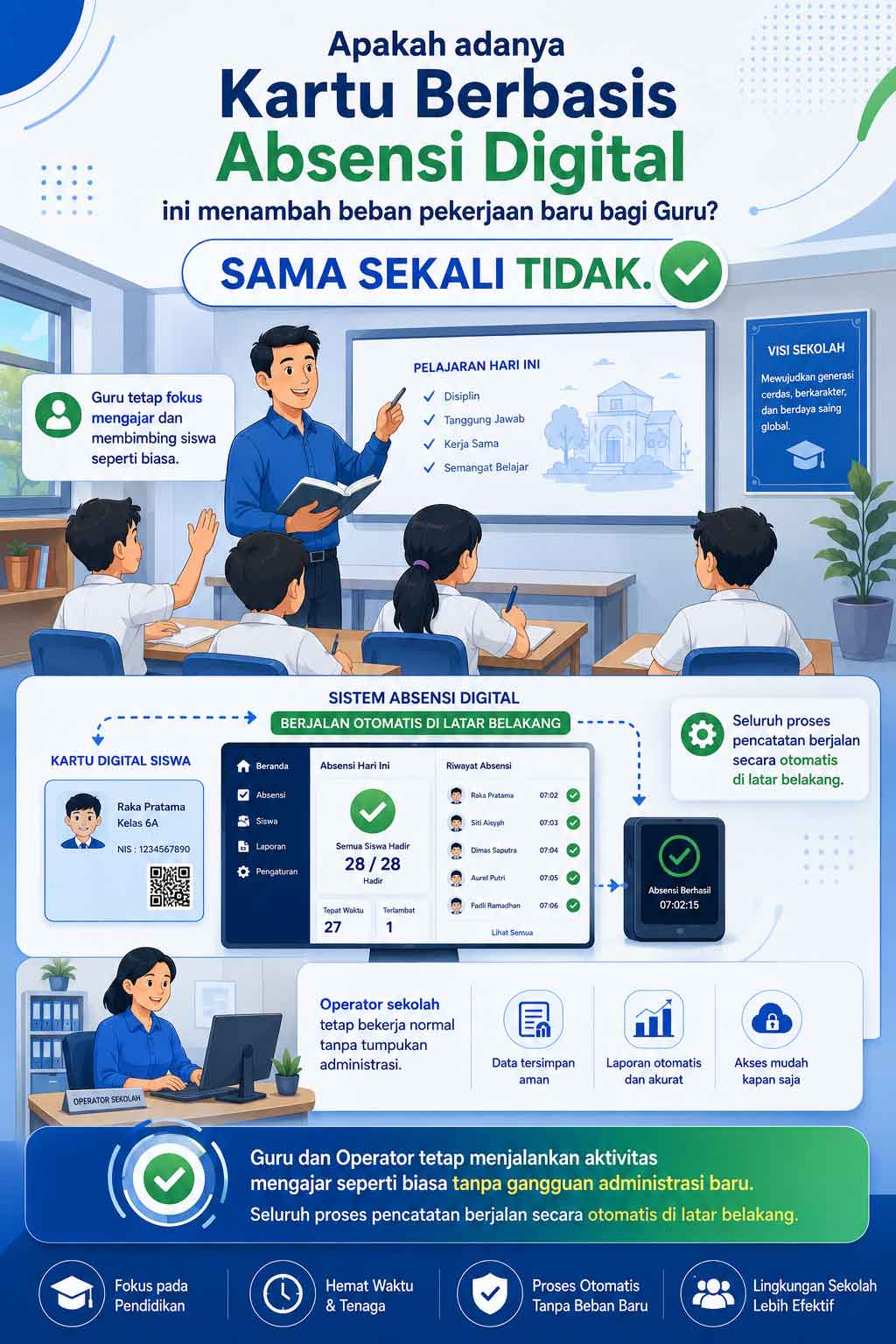 Ilustrasi Kartu Pintar Terpadu